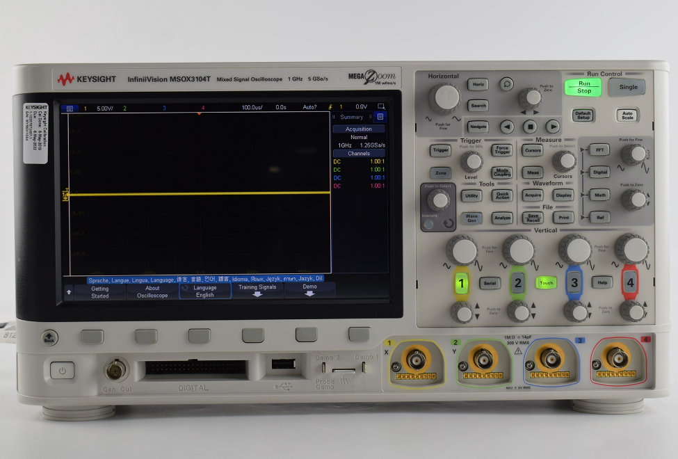 MSOX3104T 夾雜旌旗燈號示波器